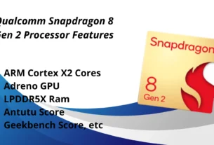 Qualcomm Snapdragon 8 Gen 2 Processor Features